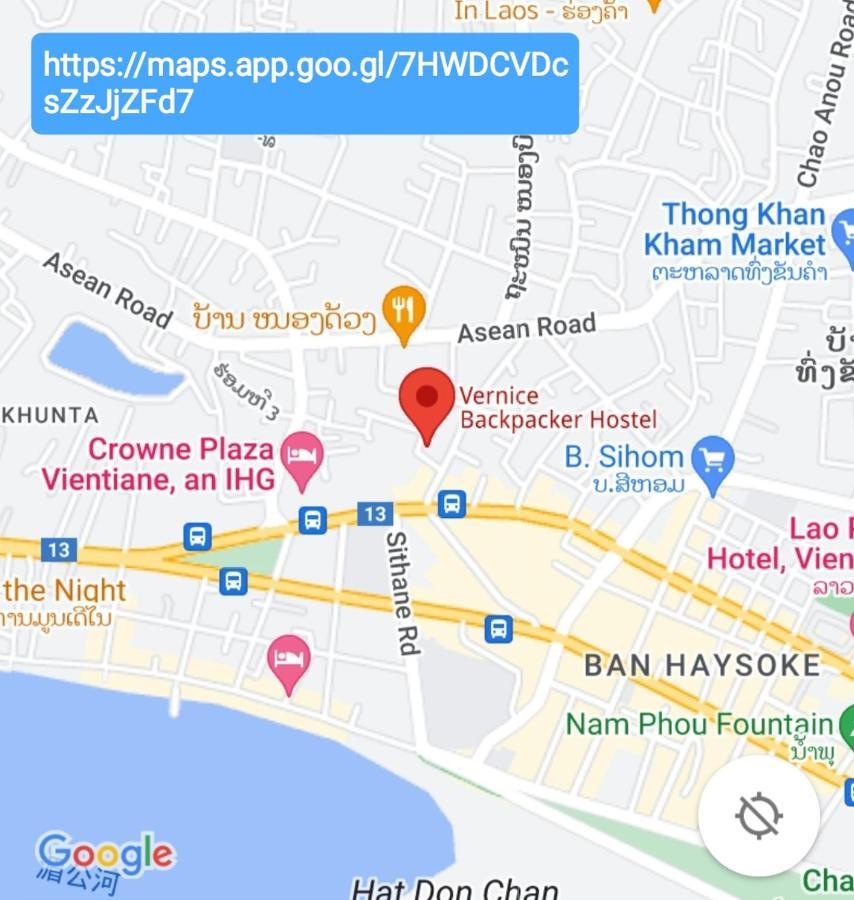Vernice Backpacker Hostel Viêng Chăn Ngoại thất bức ảnh